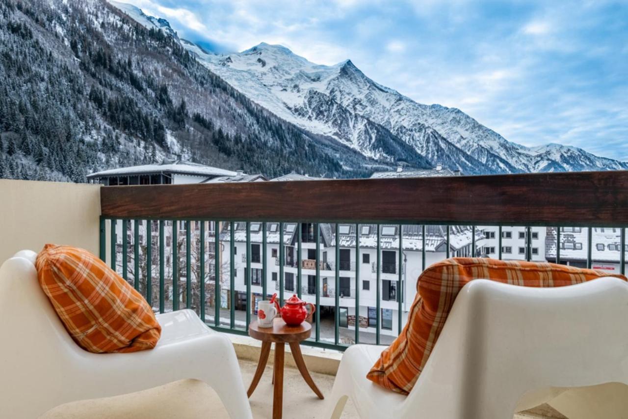 Apartment With Balcony And Mountain View Σαμονί Εξωτερικό φωτογραφία